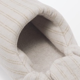 綿フランネルかかとにフィットするルームシューズ