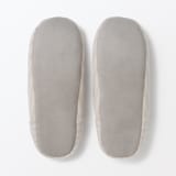 綿フランネルかかとにフィットするルームシューズ