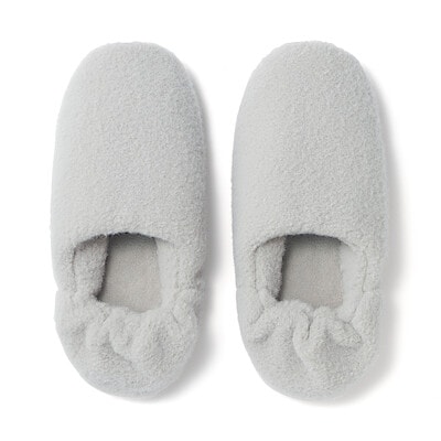 あたたかファイバーかかとにフィットするルームシューズ　Ｍ～ＸＬ