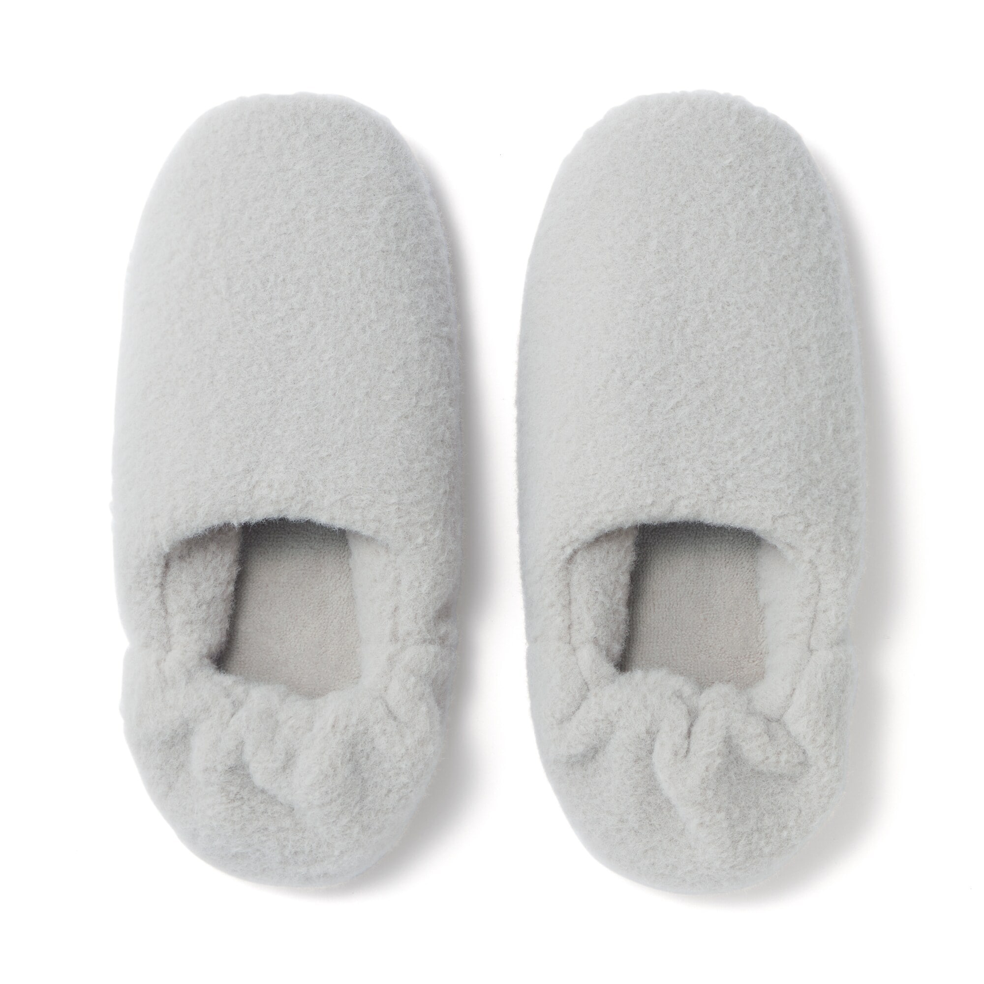 あたたかファイバーかかとにフィットするルームシューズ