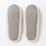 あたたかファイバーかかとにフィットするルームシューズ