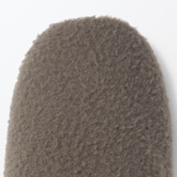 あたたかファイバーかかとにフィットするルームシューズ