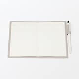 ジーンズラベル　ノートカバー　ペンホルダー付き