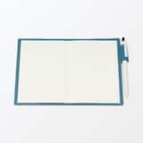 ジーンズラベル　ノートカバー　ペンホルダー付き