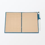 ジーンズラベル　ノートカバー　ペンホルダー付き