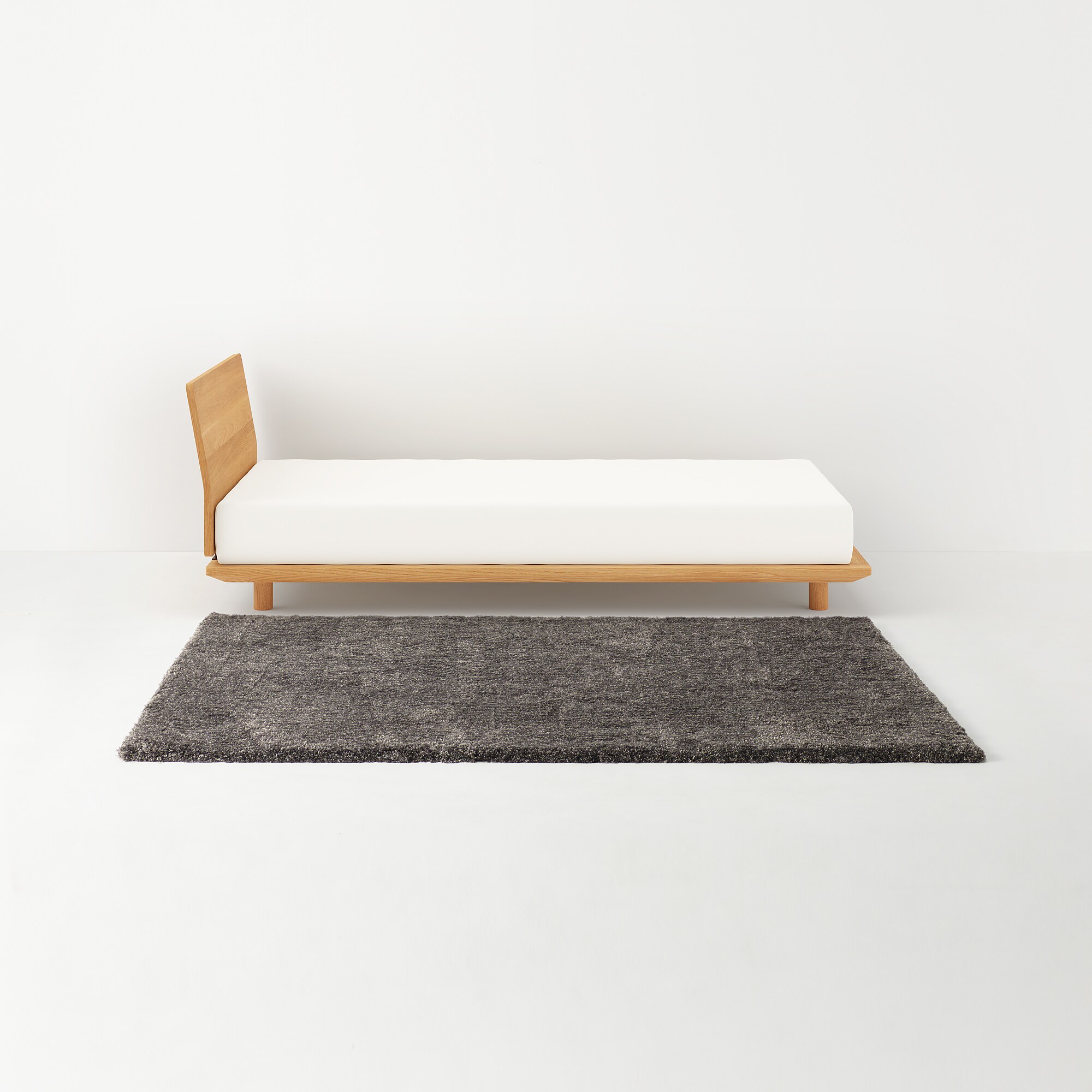 無印良品 ポリエステルやわらかラグ 200×200