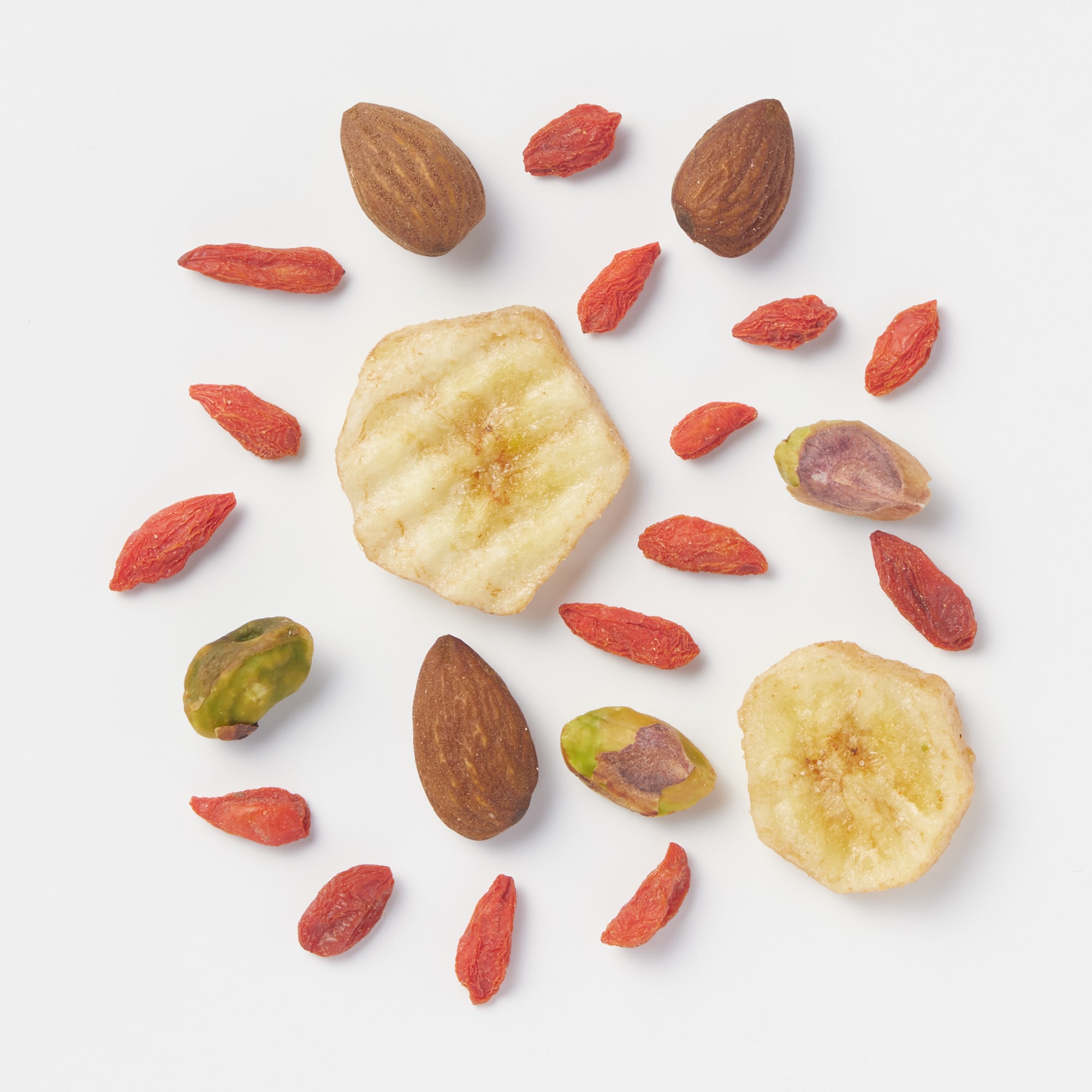 素材の栄養おやつ　食物繊維　バナナ＆クコの実