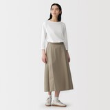 婦人　天竺編みボートネック七分袖Ｔシャツ