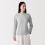 婦人　天竺編みクルーネック長袖Ｔシャツ