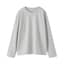 婦人　天竺編みクルーネック長袖Ｔシャツ