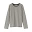 婦人　天竺編みクルーネック長袖Ｔシャツ