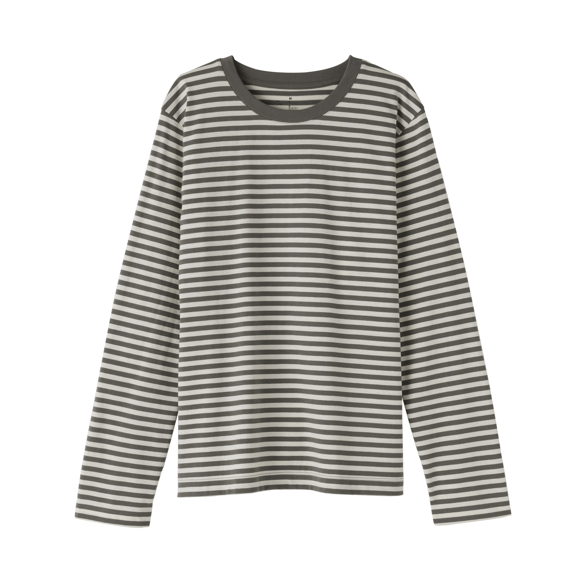 婦人　天竺編みクルーネック長袖Ｔシャツ