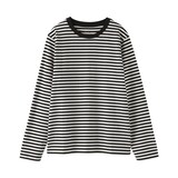 婦人　天竺編みクルーネック長袖Ｔシャツ