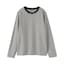 婦人　天竺編みクルーネック長袖Ｔシャツ