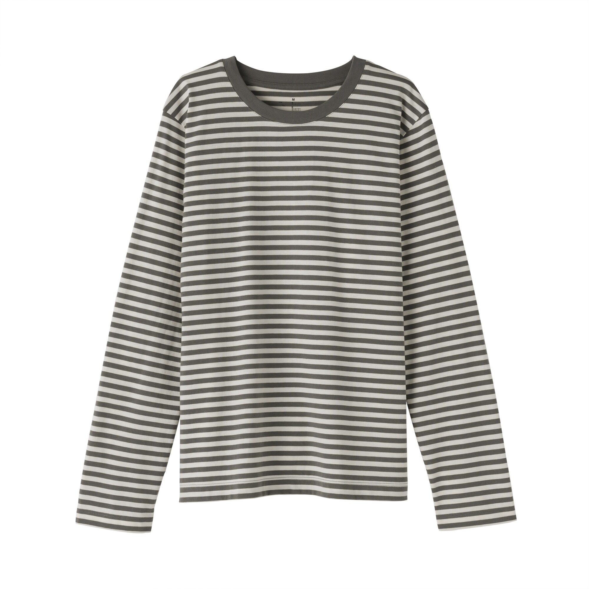 婦人　天竺編みクルーネック長袖Ｔシャツ