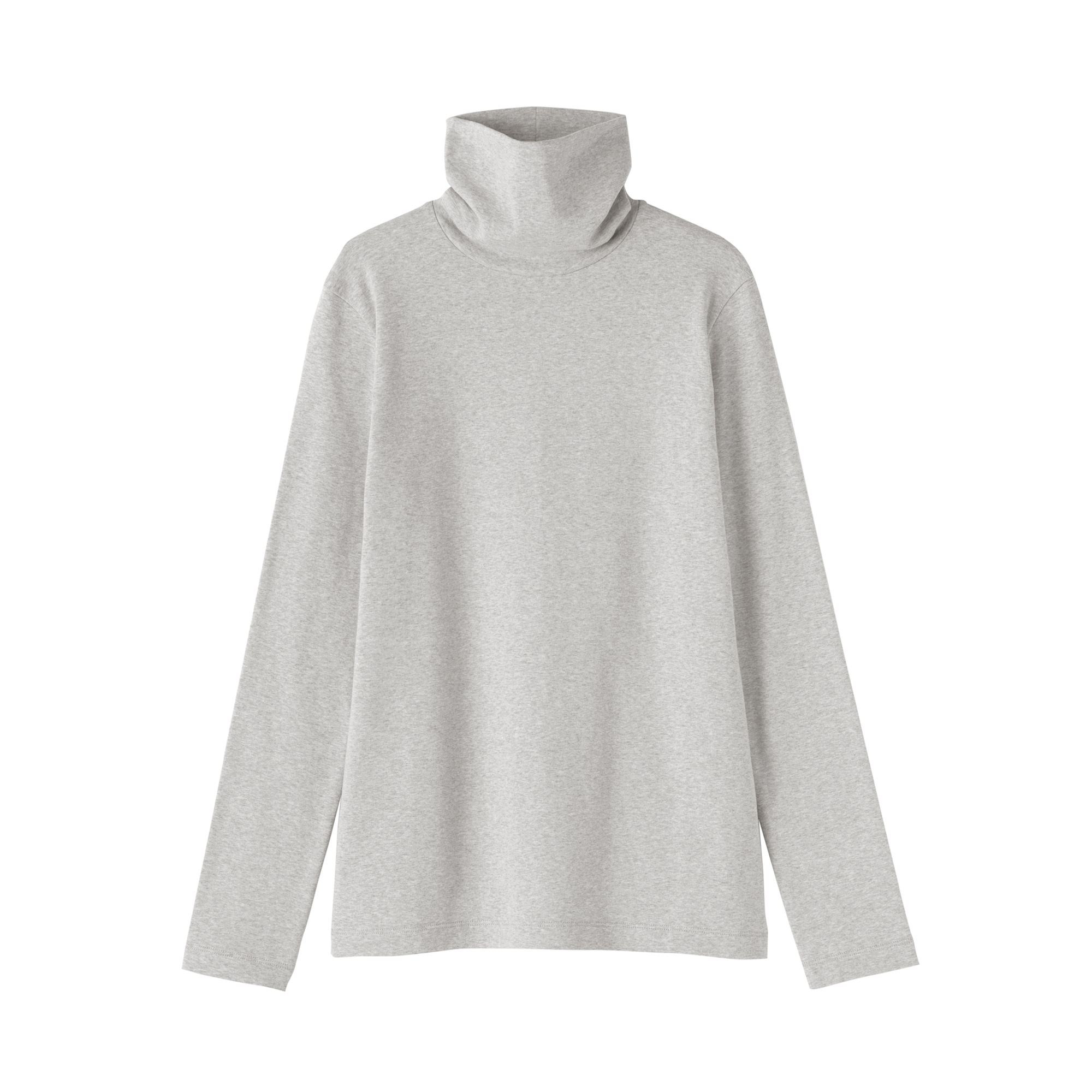 婦人　起毛フライス編みタートルネック長袖Ｔシャツ