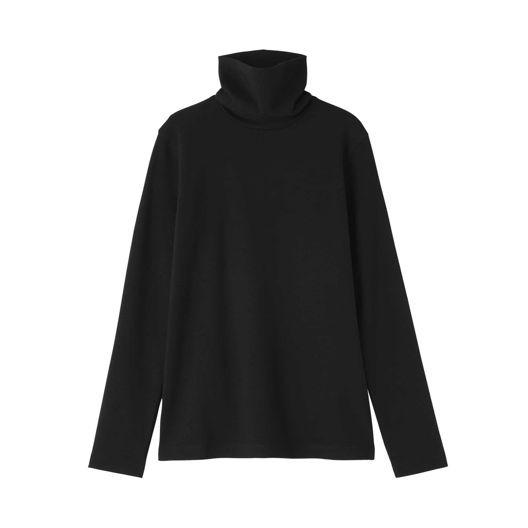 婦人　起毛フライス編みタートルネック長袖Ｔシャツ