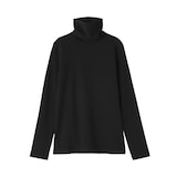 婦人　起毛フライス編みタートルネック長袖Ｔシャツ