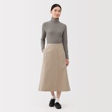 婦人　起毛フライス編みタートルネック長袖Ｔシャツ