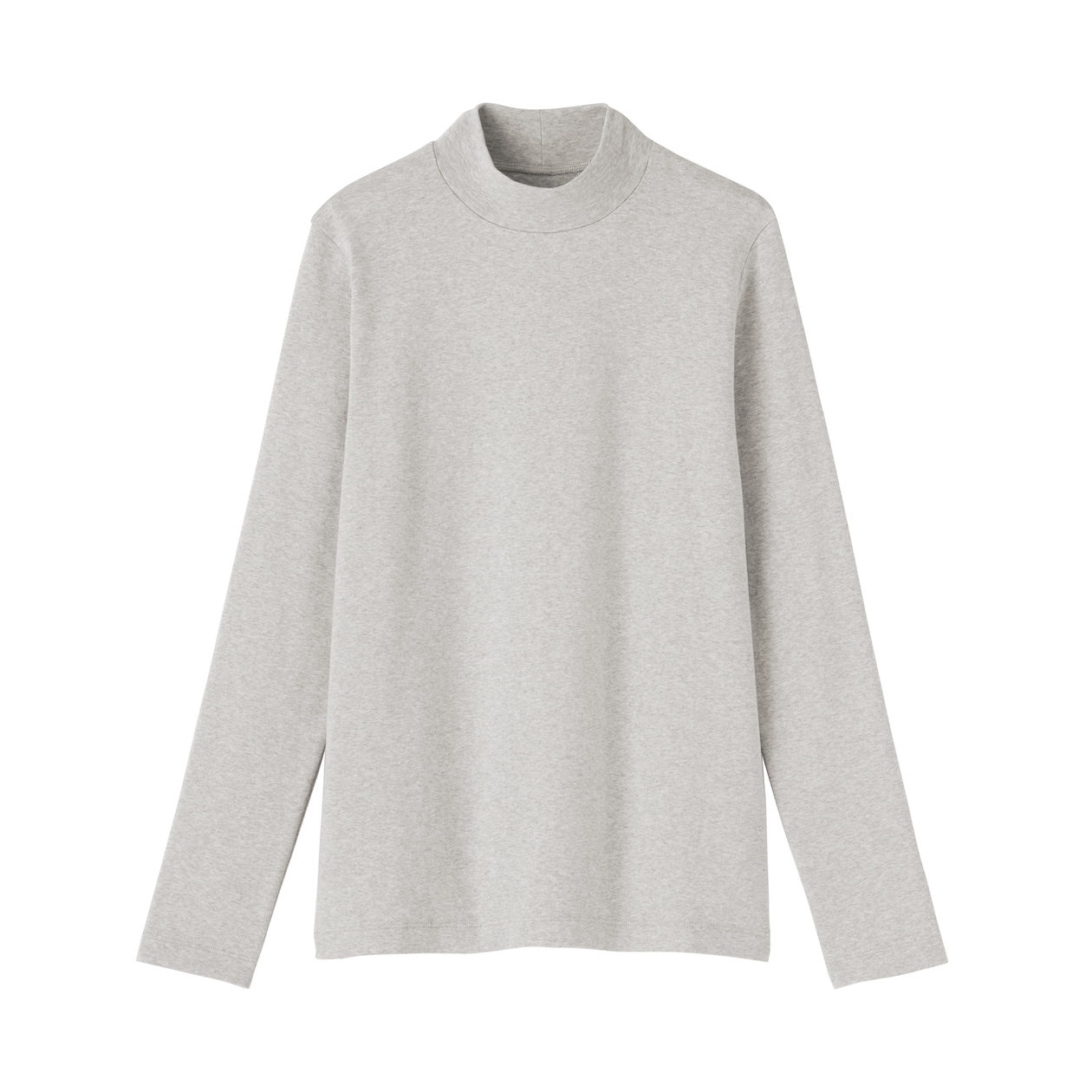 婦人　起毛フライス編みハイネック長袖Ｔシャツ