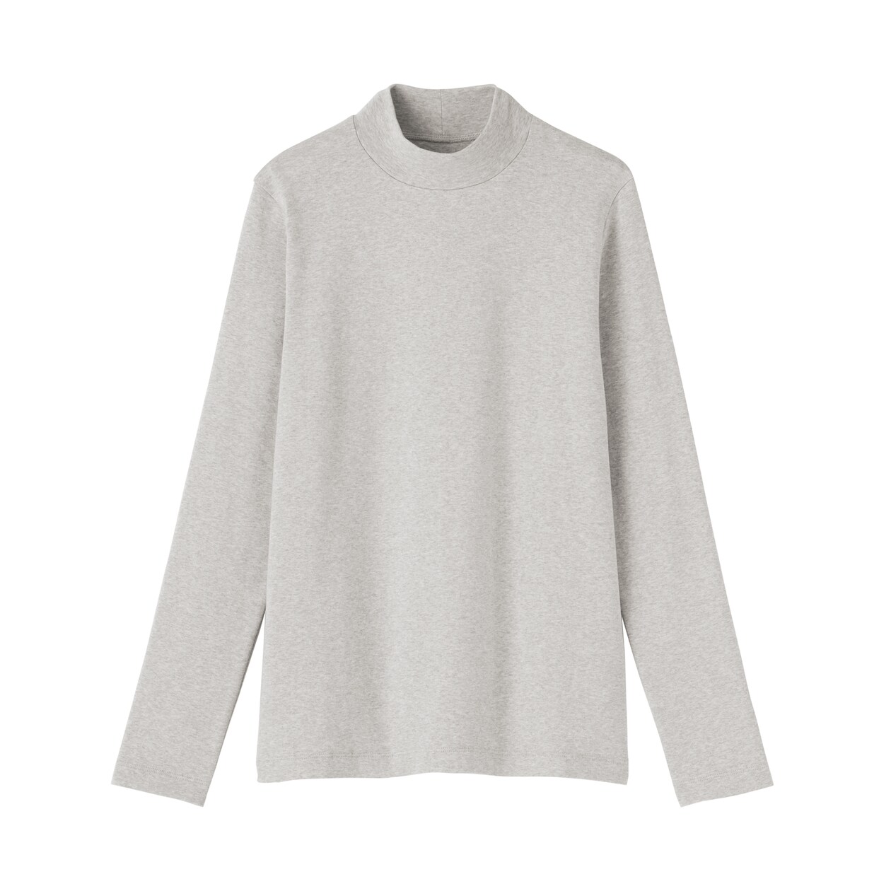 婦人　起毛フライス編みハイネック長袖Ｔシャツ