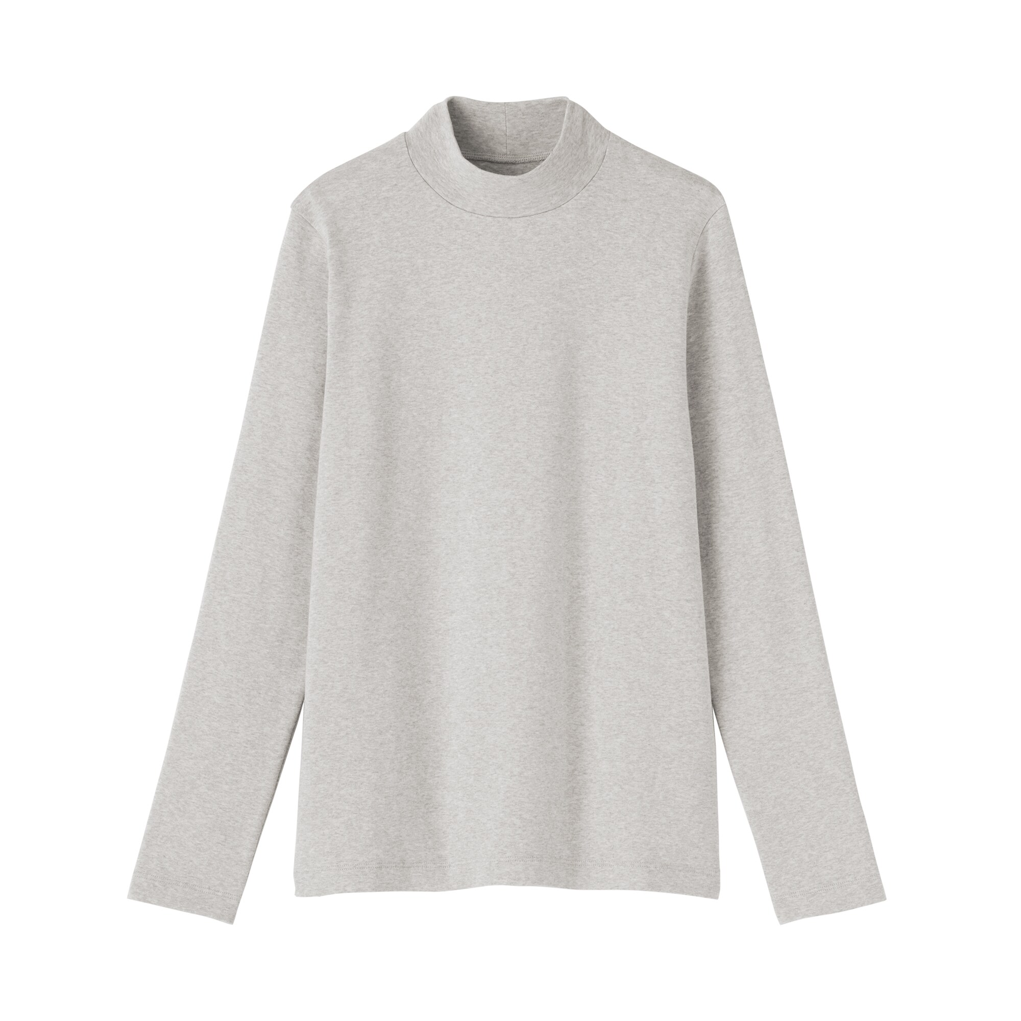 婦人　起毛フライス編みハイネック長袖Ｔシャツ