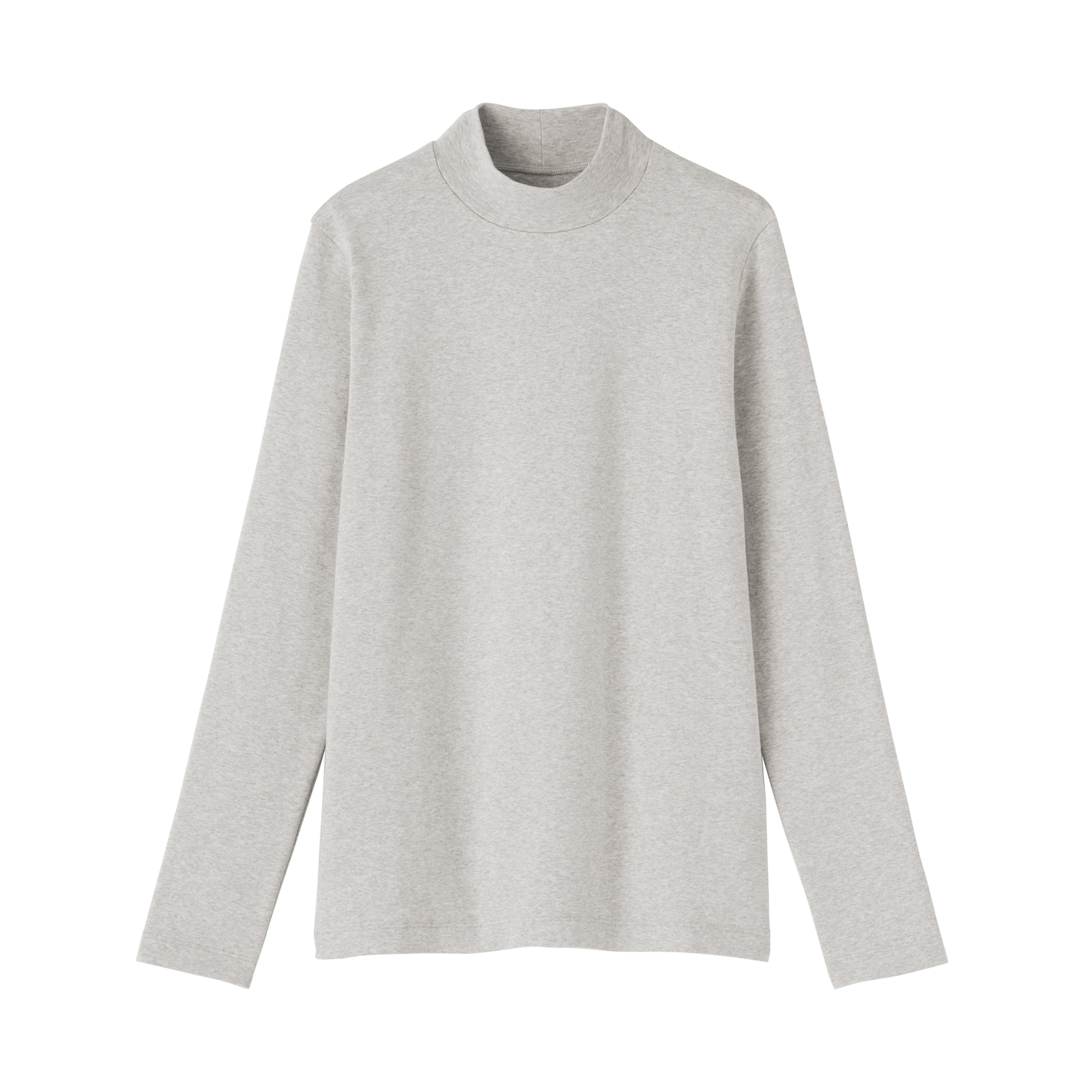 婦人　起毛フライス編みハイネック長袖Ｔシャツ