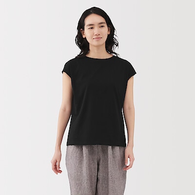 婦人　天竺編みフレンチスリーブＴシャツ