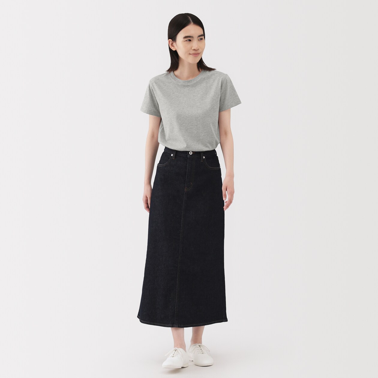 婦人　天竺編みクルーネック半袖Ｔシャツ