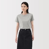 婦人　天竺編みクルーネック半袖Ｔシャツ