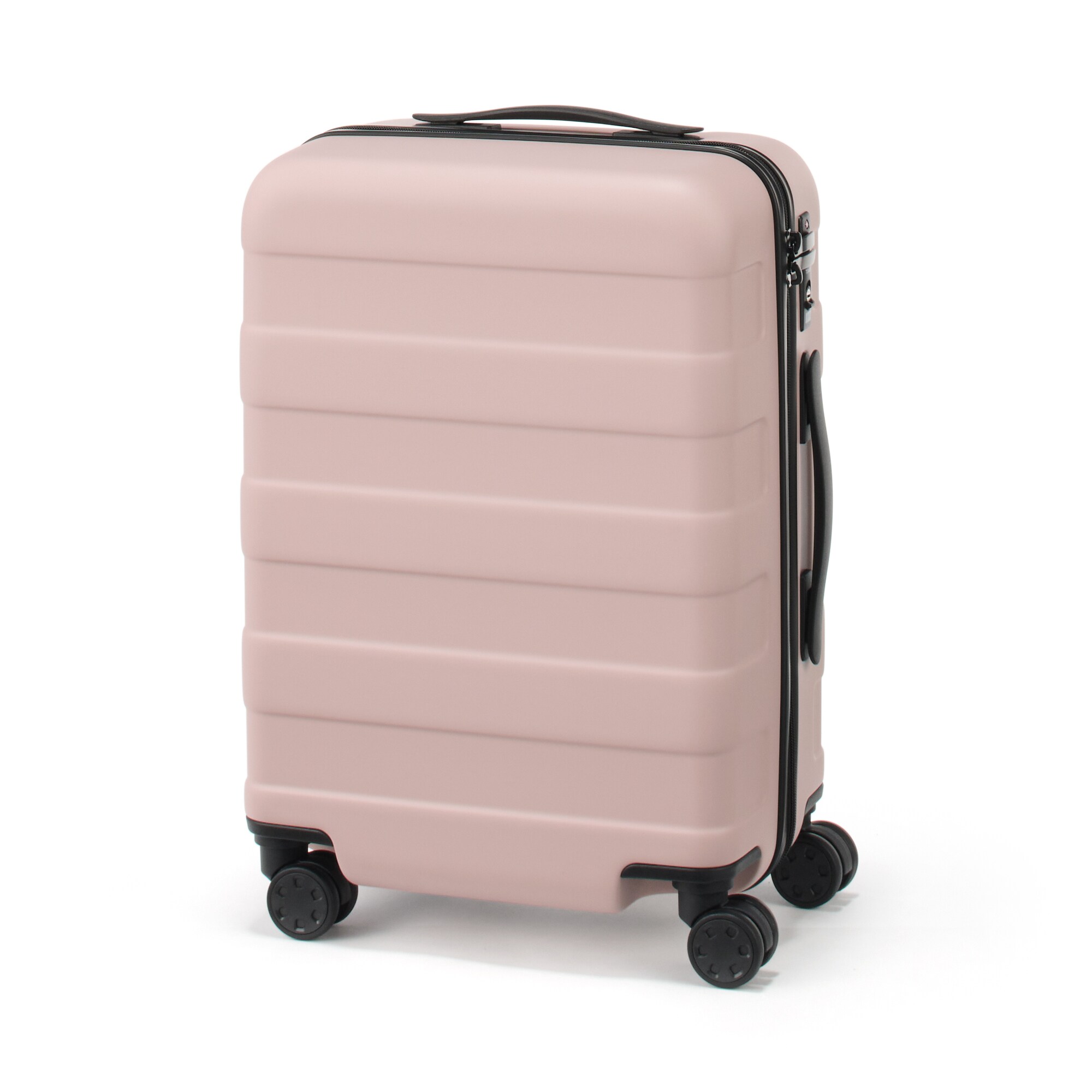 【美品】無印良品　キャリーバー調節可　ストッパー付ハードキャリーケース 36L 無印良品 スーツケース バーを自由に調節できる ハードキャリー