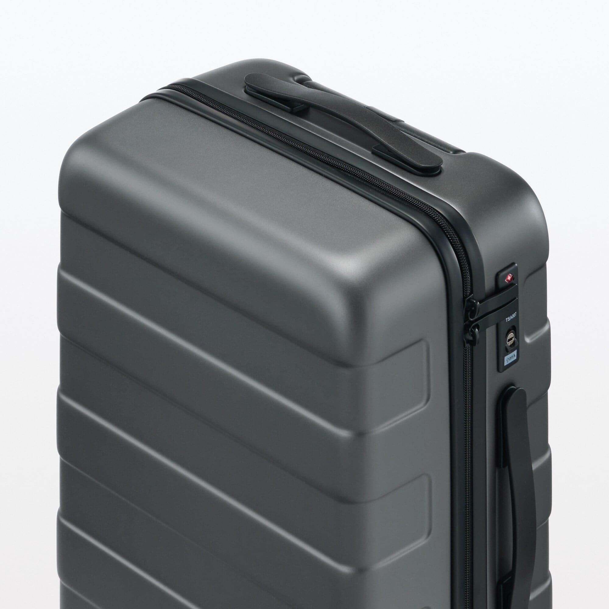 無印良品 ハードキャリーケース 36L グレー バーを自由に調節できる ハードキャリーケース（36L） | 無印良品