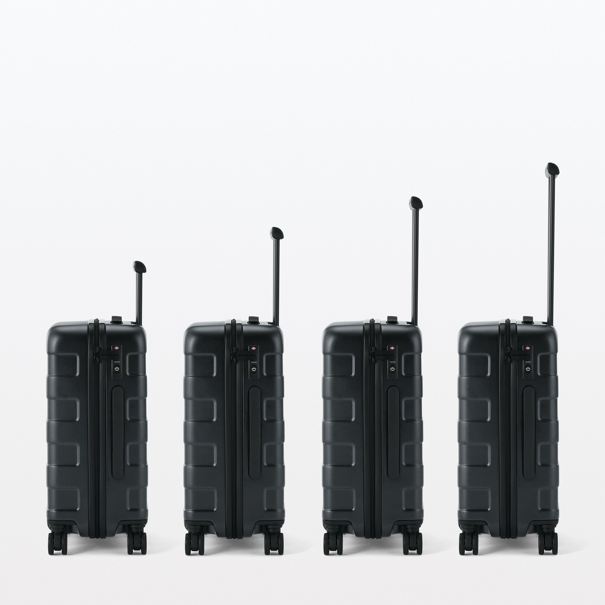 バーを自由に調節できる ハードキャリーケース（36L） | 無印良品
