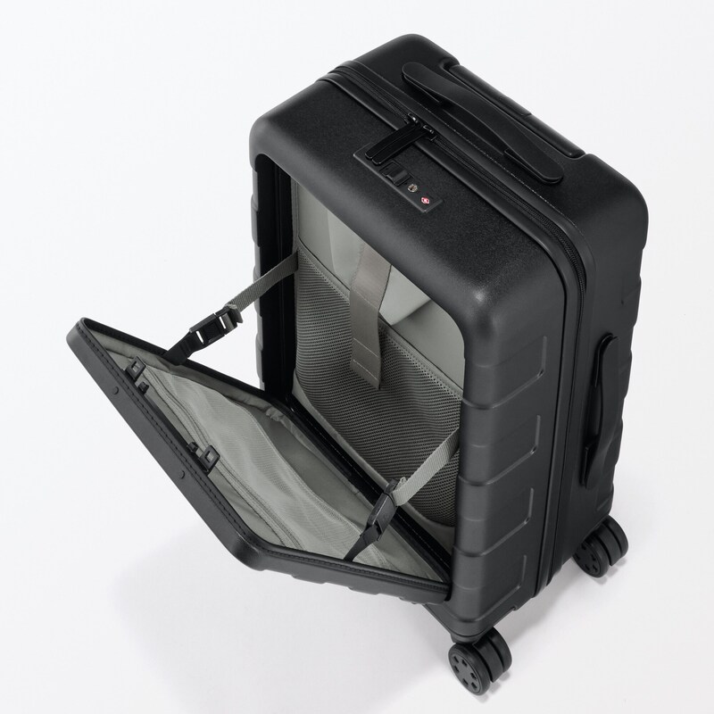 バーを自由に調節できる　フロントオープンキャリーケース（３２Ｌ）