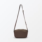 背面ポケット付き　撥水ショルダーバッグ