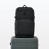 肩の負担を軽くする　撥水上から開くリュックサック