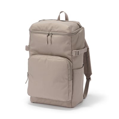 肩の負担を軽くする　撥水上から開くリュックサック