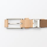 ベジタブルタンニンレザー　長さ調節式ベルト　細幅