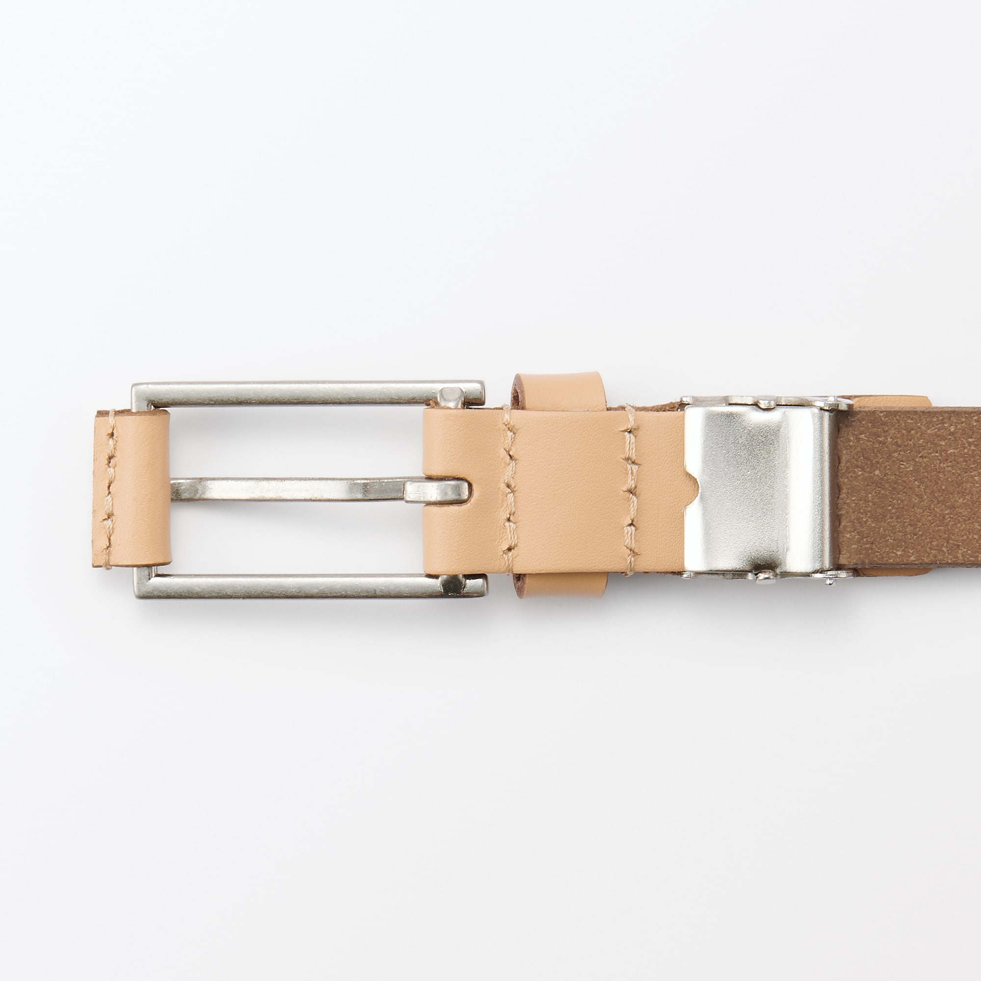 ベジタブルタンニンレザー　長さ調節式ベルト　細幅