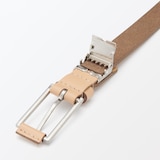 ベジタブルタンニンレザー　長さ調節式ベルト　細幅