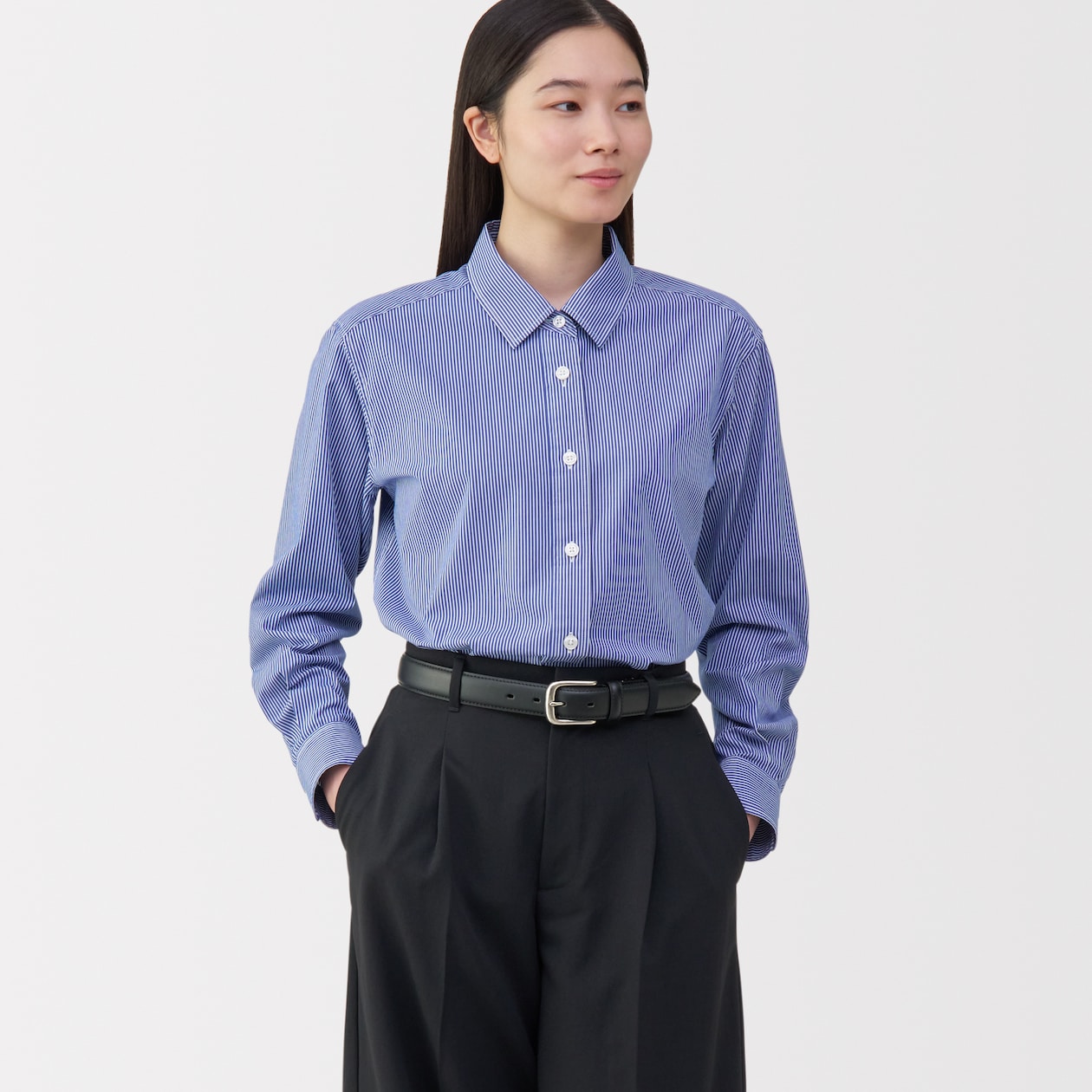 ベジタブルタンニンレザー　長さ調節式ベルト　中幅ステッチ