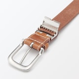 ベジタブルタンニンレザー　長さ調節式ベルト　中幅ステッチ