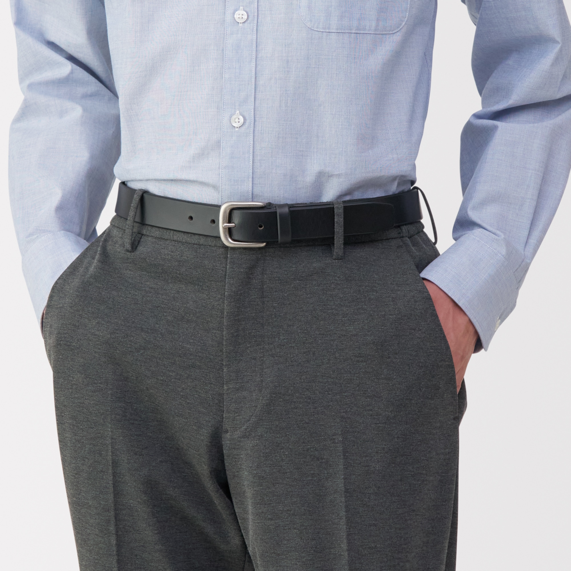 ベジタブルタンニンレザー　長さ調節式ベルト　中幅