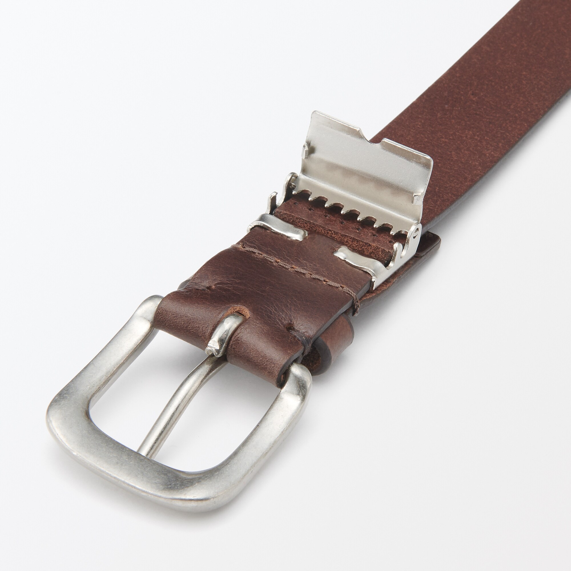 ベジタブルタンニンレザー 長さ調節式ベルト 中幅 | 無印良品