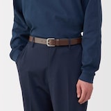 ベジタブルタンニンレザー　長さ調節式ベルト　中幅