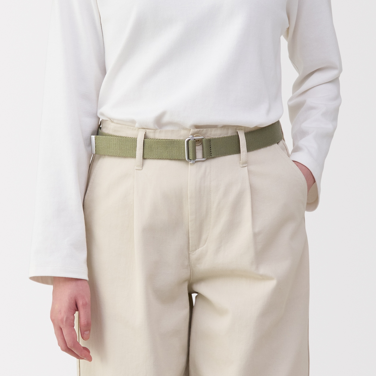 再生ポリエステル混　アジャスター　テープベルト