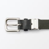 ベジタブルタンニンレザー　長さ調節式ベルト　細幅ステッチ