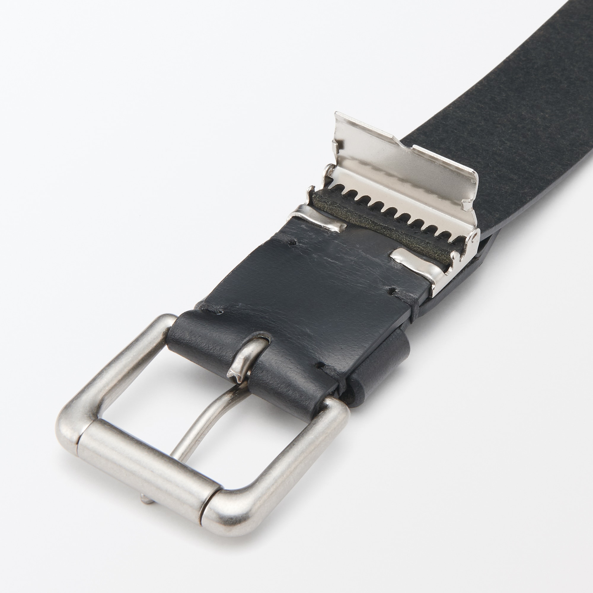 ベジタブルタンニンレザー　長さ調節式ベルト　太幅