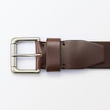 ベジタブルタンニンレザー　長さ調節式ベルト　太幅