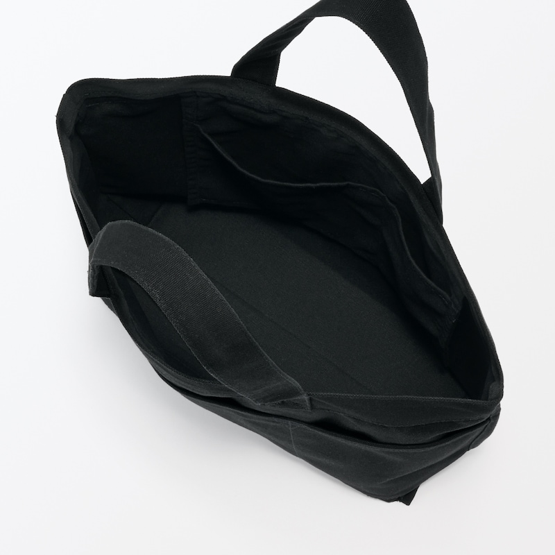 帆布　横型トートバッグ